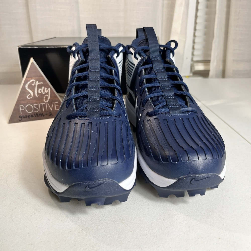 Nike Zoom Force Savage Pro 3 Shark Football Cleats FJ8163-400 Men's Size 11 Blue - Picture 4 of 8